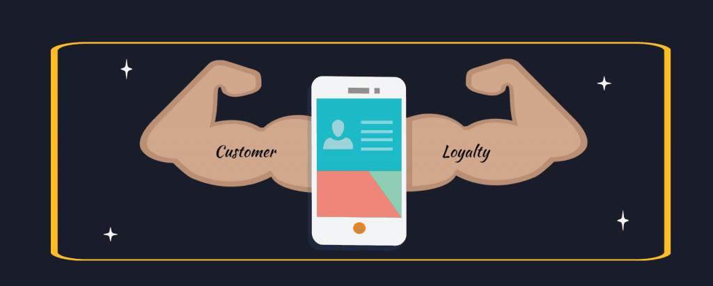 Customer Loyalty with mobile device application