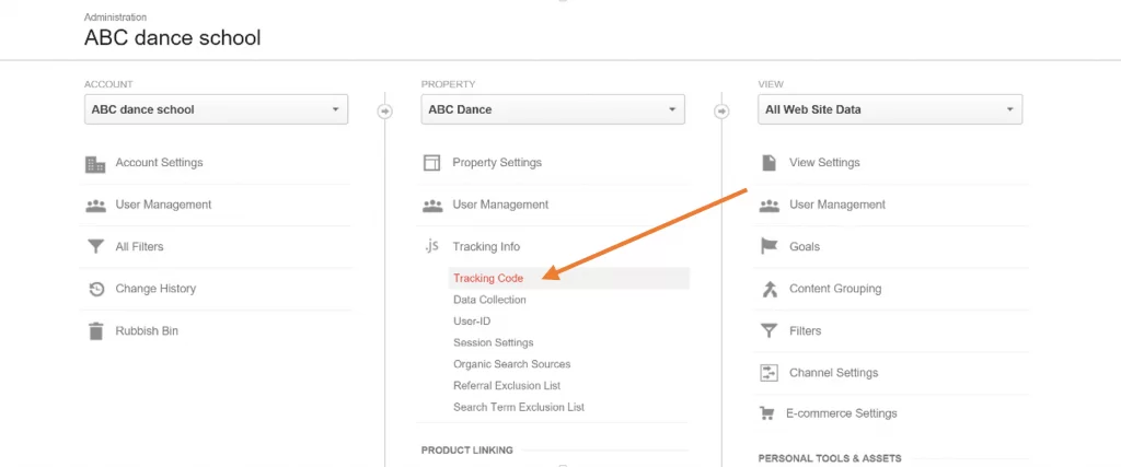 Integrate Google analytics