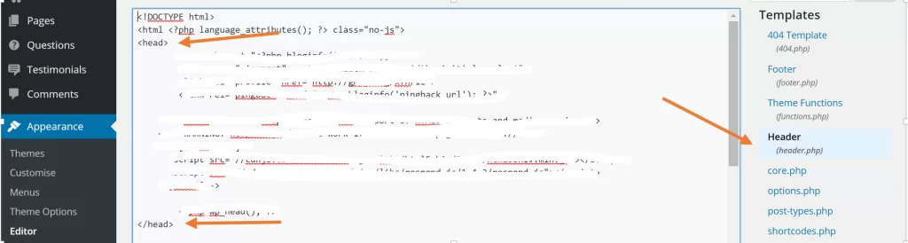 Integrate Google analytics