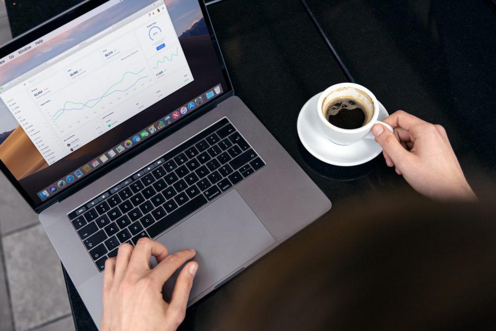 improve remote collaboration tips laptop with coffee